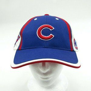 Chicago Cubs Spell Out Logo TEI MLB Genuine Merchandise Adjustable Strap Hat NWT